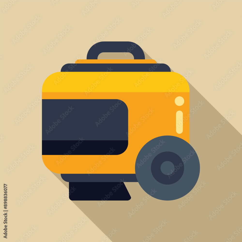 Poster portable generator is providing power during a power outage, ensuring essential appliances and devic