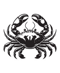 crab vector art,graphics crabs icons set,vintage illustration crab clipart,vector crabs flat style artwork design