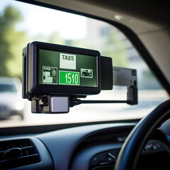 EZ Pass Tag: Modern Technology Facilitating Seamless Toll Payment and Efficient Travel.