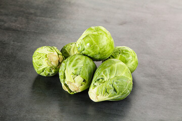 Organic raw cabbage - Brussels sprout