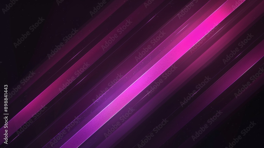 Poster diagonal glowing pink lines are creating a modern abstract background with copy space