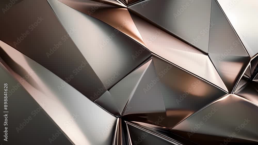 Poster A minimalist design with metallic hues and sharp geometric shapes evoking the precision and efficiency of bionic technology.