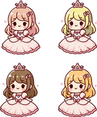 princess kawaii characters