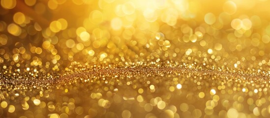 Luxury Gold Dust Abstract Sparkly Feame