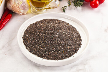 Vegan cuisine - Chia seeds for cooking