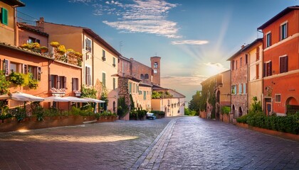 Fototapeta premium イタリアの街頭風景