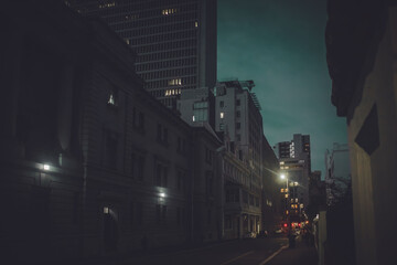 Fototapeta premium CAPE TOWN STREET: NIGHT PHOTOGRAPHY 