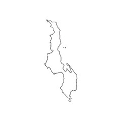 Malawi map icon