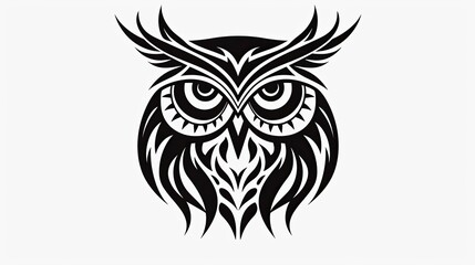 Fototapeta premium eagle owl illustration