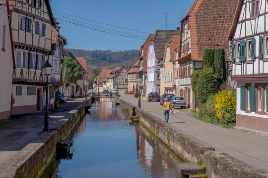 Historische H&auml;user an der Faubourg du Bitche, Wissembourg