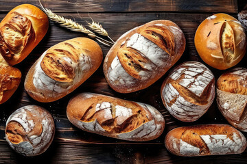 Multi grain bread close up.