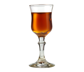 Schnapps drink isolated on transparent background