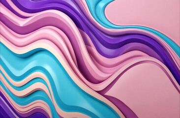 Fototapeta premium Swirling purple, pink, and blue abstract background