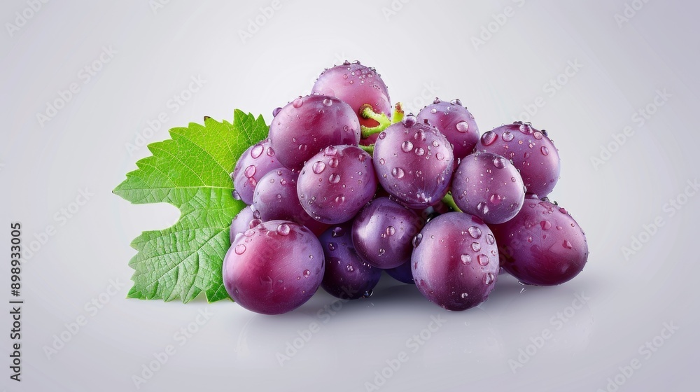 Aufkleber appetizing grapes. background with selective focus and copy space