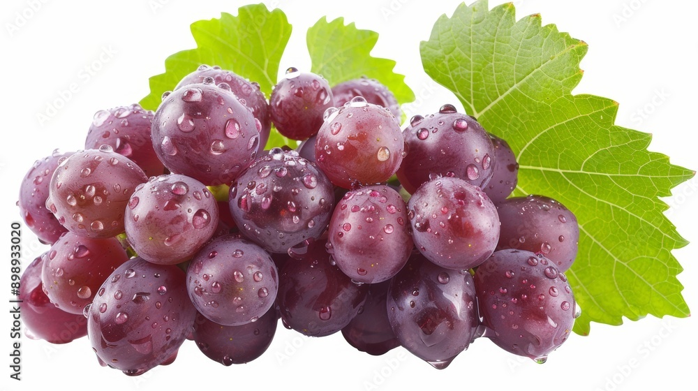 Poster appetizing grapes. background with selective focus and copy space