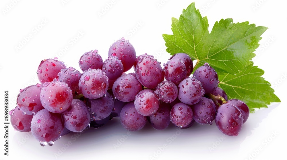 Aufkleber appetizing grapes. background with selective focus and copy space