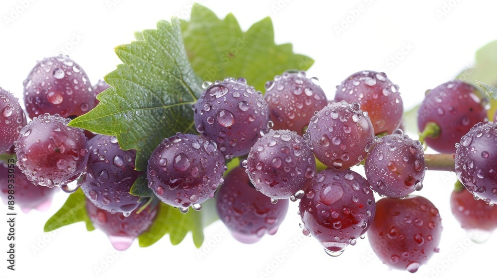 Aufkleber appetizing grapes. background with selective focus and copy space