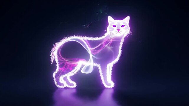 Neon Cat.