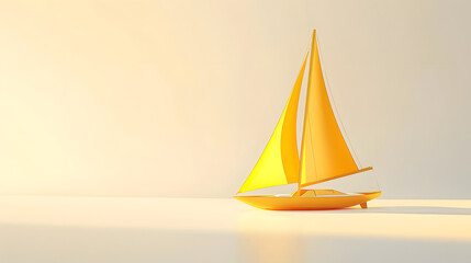yacht in the sea