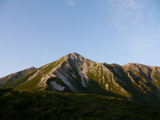 北アルプスの百名山「鷲羽岳」