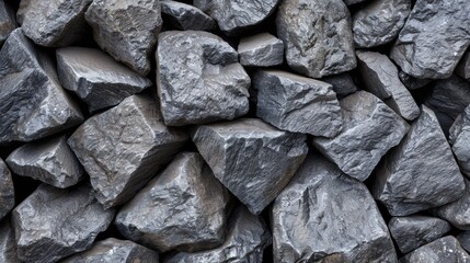 A pile of rocks with a grayish color