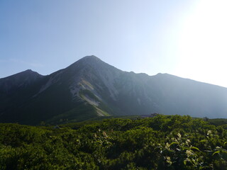 北アルプスの百名山「鷲羽岳」