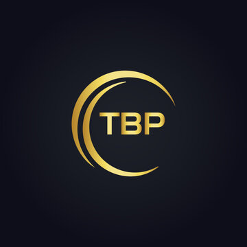 TBP logo. T B P design. White TBP letter. TBP, T B P letter logo design. T B P letter logo design in GOLD, GOLDEN LOGO, THREE, style. letter logo set in one artboard. T B P letter logo vector design.