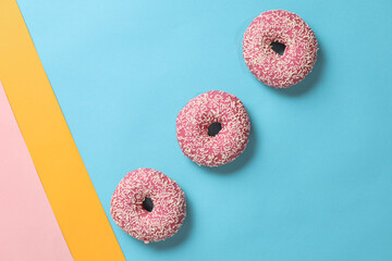 donut on beautiful background