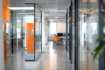 Blurred coffee shop interior with bokeh light, stock photo