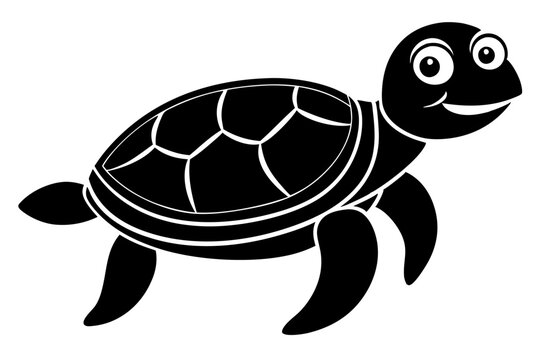 recommend clip art: Funny Sea Turtle Vector Illustration, Cartoons, Clipart, and Line Art Design, Funny sea turtle vector, cartoon, clipart, and line art design on white background.
