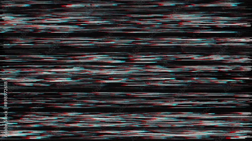 Poster vhs noise background. vcr bad signal analog