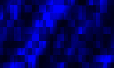 Abstract mosaic bright background with dark blue squares pattern. artistic smooth color.