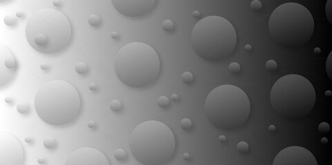 Abstract circles gray and white line background. Abstract background modern futuristic graphic technology.  Gray background with gray circle rings in faded distressed vintage grunge texture design.