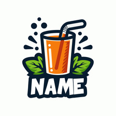 LOGO OR ICON JUICE VECTOR