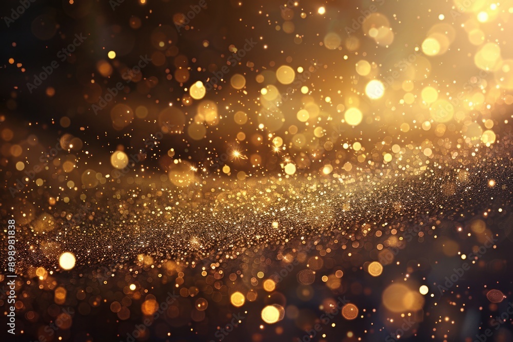 Poster blurry golden background with subtle texture