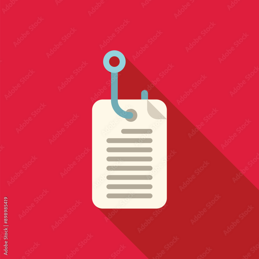 Poster phishing scam is attempting to steal your personal data by disguising as a trustworthy entity