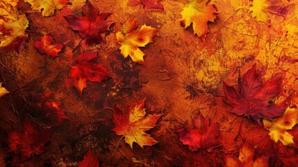 A cluster of leaves attached to a wall, great for use in nature-inspired designs or as a background element