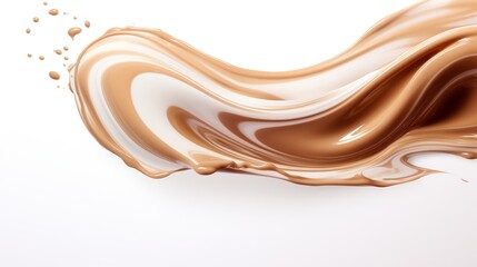 Fototapeta premium Swirling Liquid Foundation - Beauty and Elegance