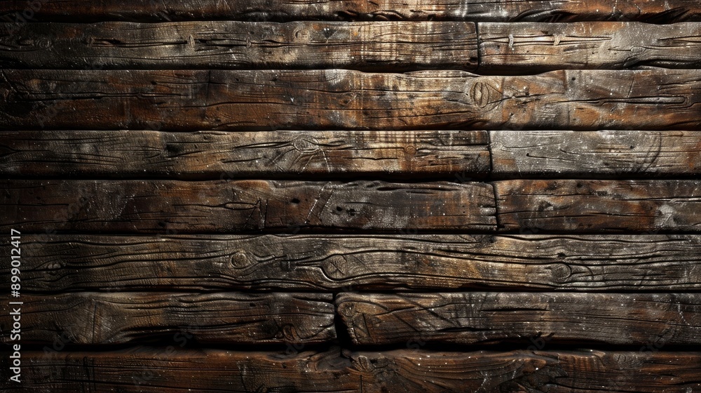 Poster aged wooden plank