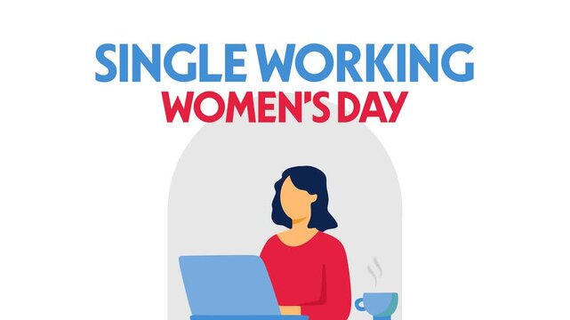 animated video happy single working women's day