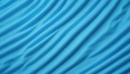 Abstract Blue Wrinkled Fabric Texture Background.