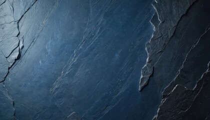 Dark Blue Slate Texture Background.