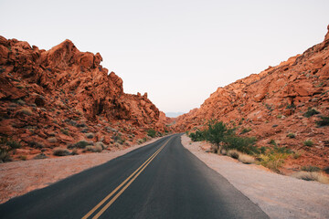 road in Nevada