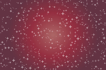 Plus symbols of different sizes and opacity seamless background pattern vector illustration.