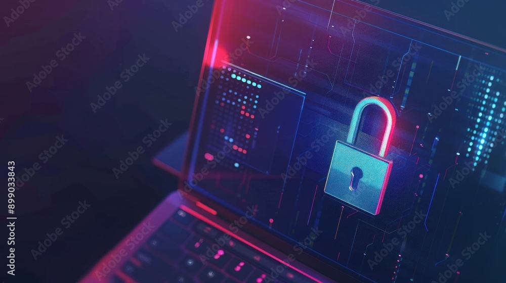 Poster cybersecurity: secure connection