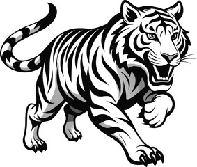 Obraz premium tiger illustration