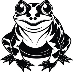 frog on a white background