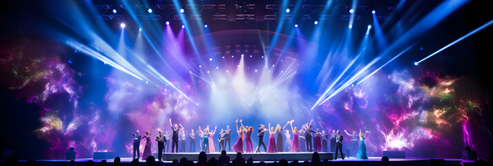 Euphoria under the Lights: Captivating Moments from a Eurovision Event