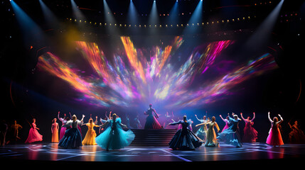 Euphoria under the Lights: Captivating Moments from a Eurovision Event