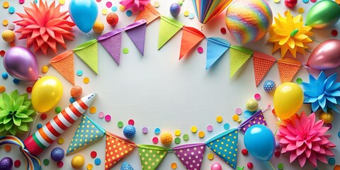 Party Fete Karneval Geburtstag  Dekoration AI-Generated Content